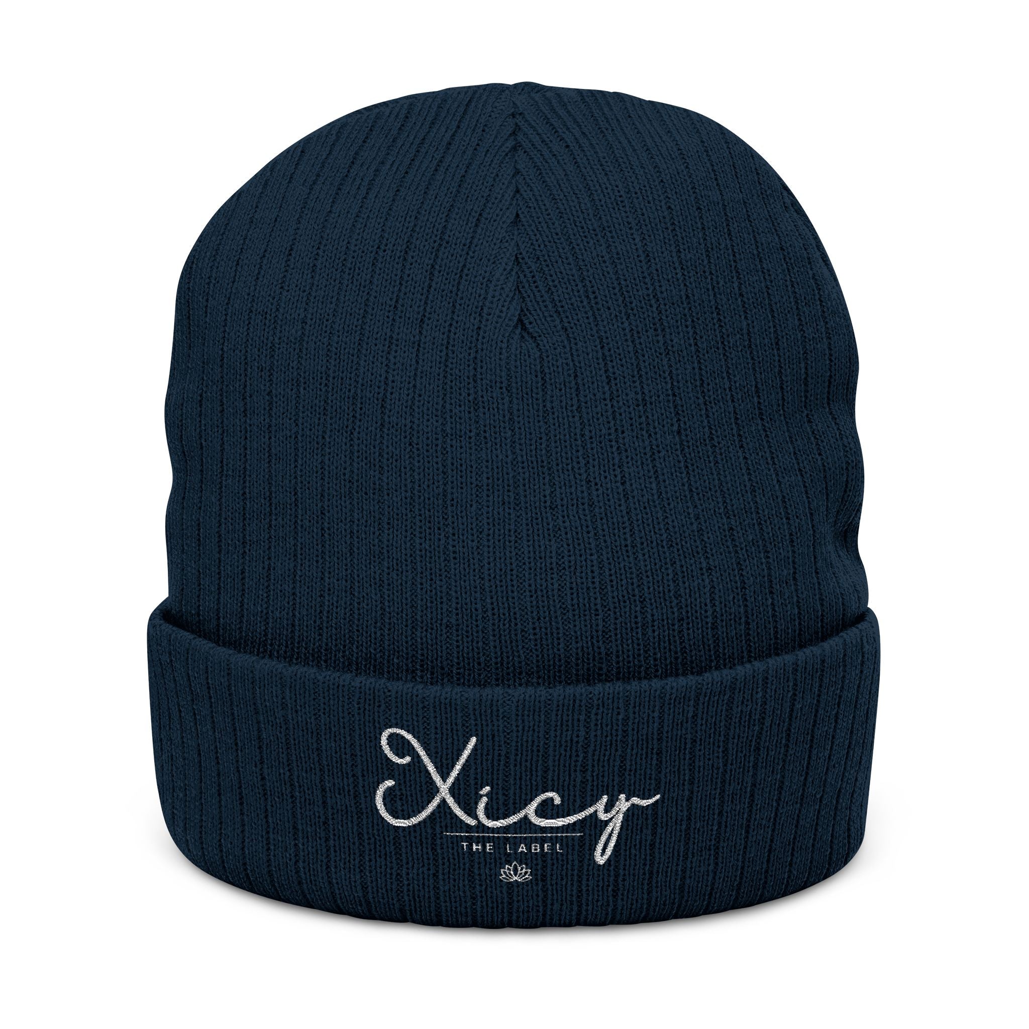 Copy of Xicy Ribbed Knit Beanie (Embroidery)