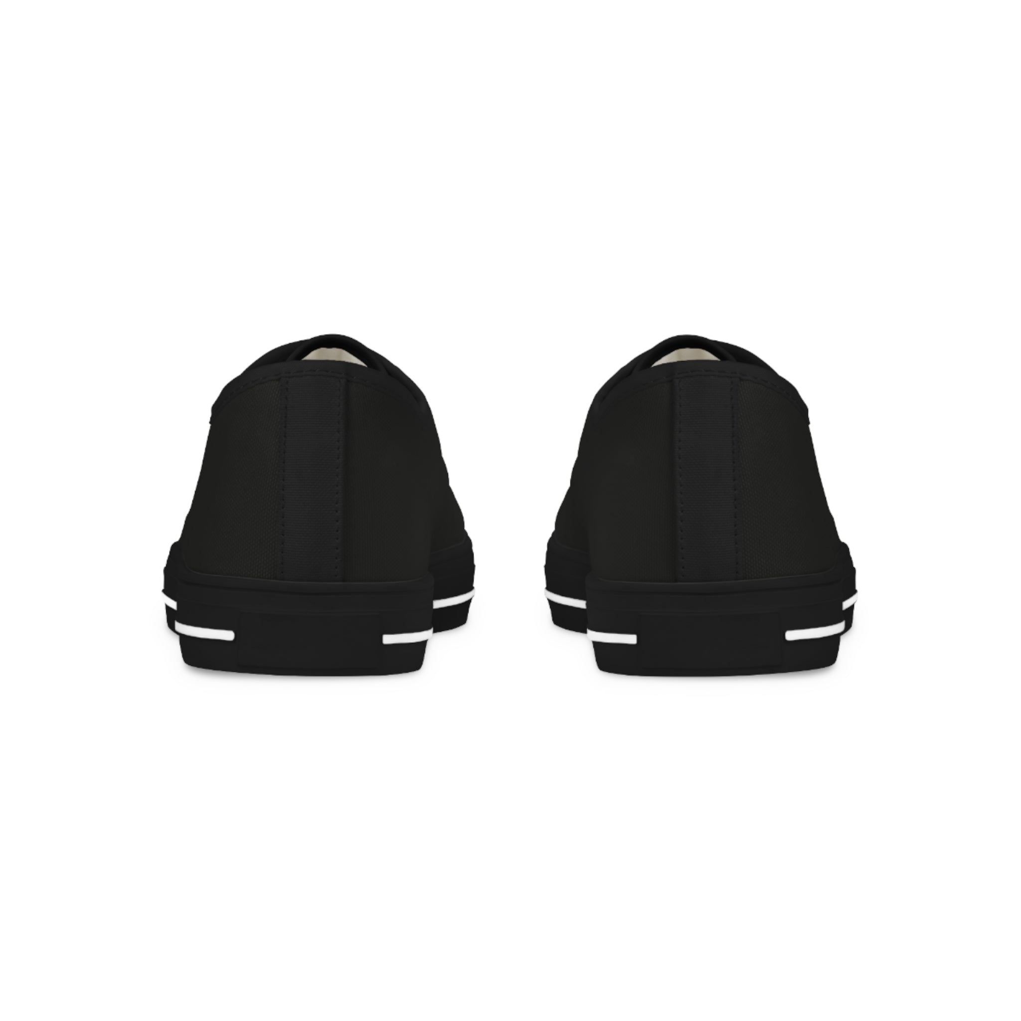 Triverse Black Low Top Sneakers