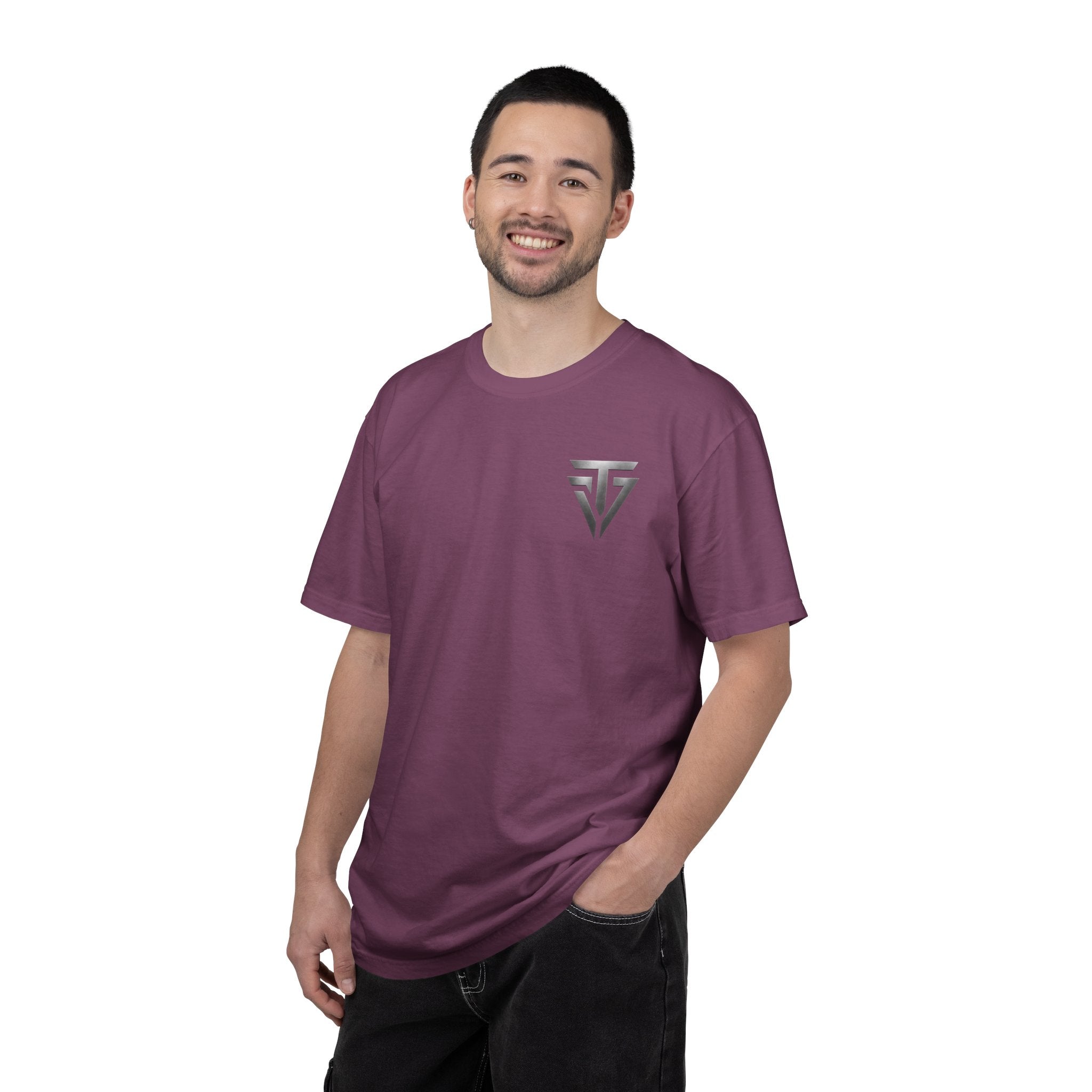Triverse logo Garment-Dyed T-shirt
