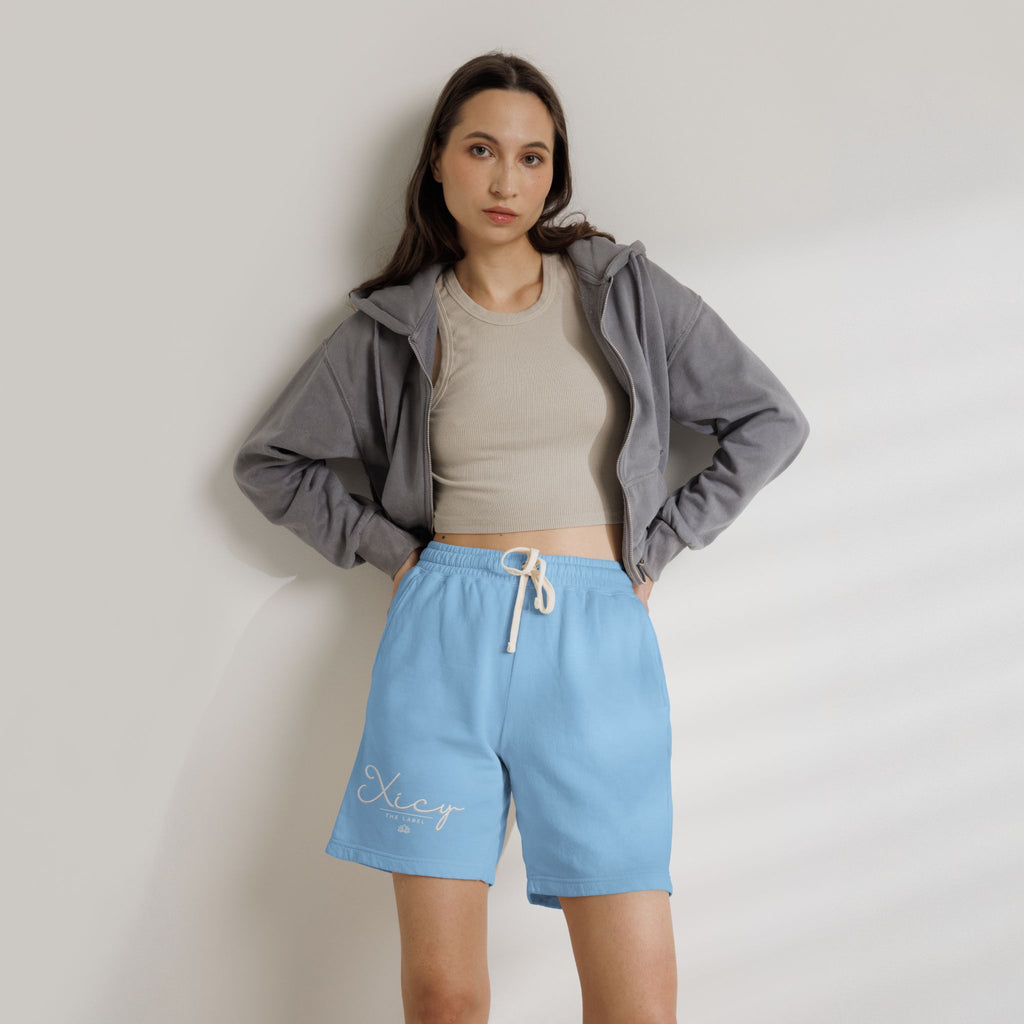 Unisex Garment-Dyed Lightweight Fleece Sweat Shorts