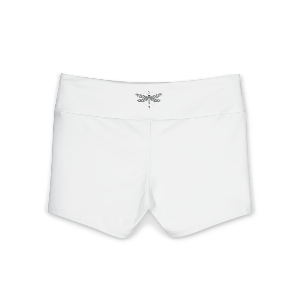 Women's Polyester Yoga Shorts (AOP)