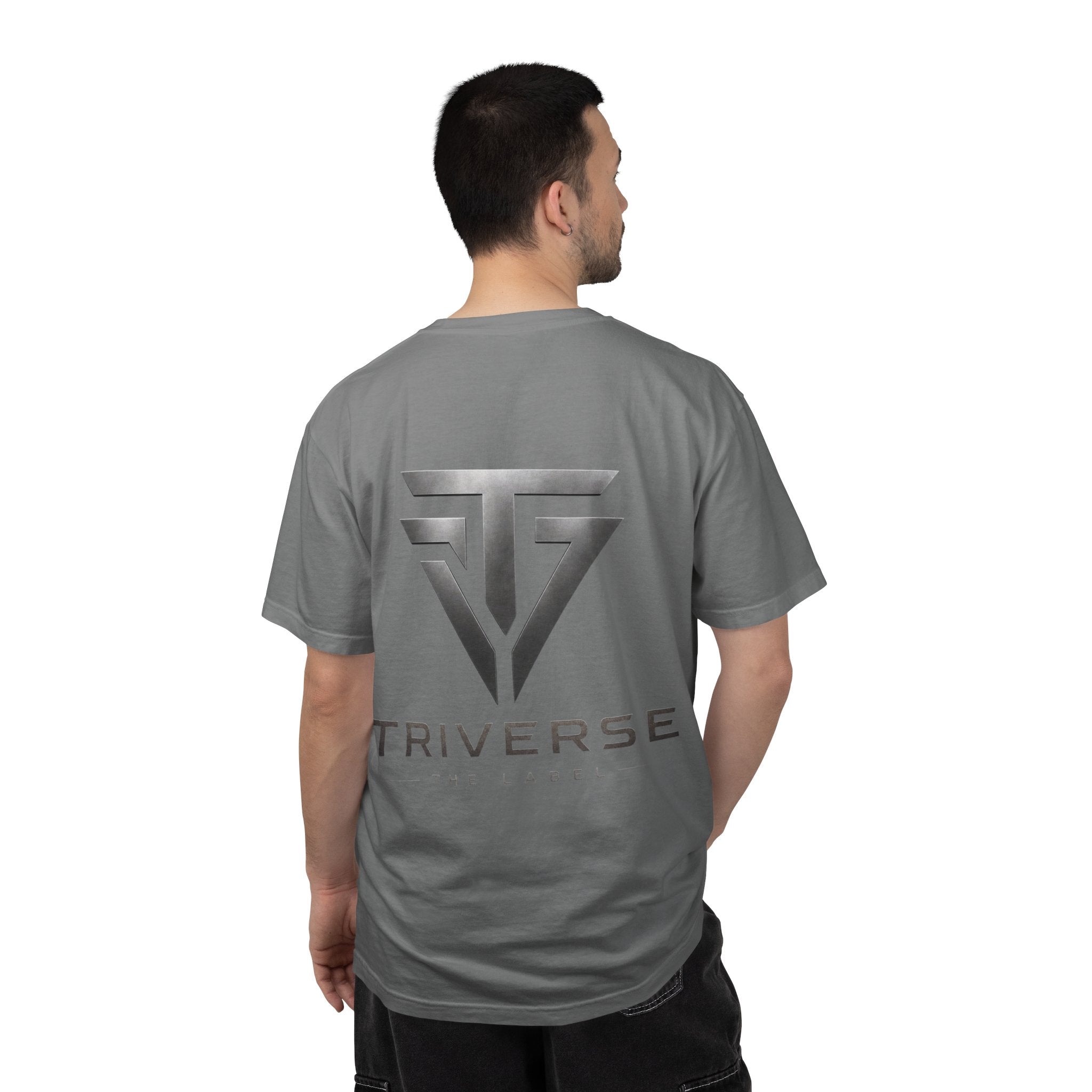 Triverse logo Garment-Dyed T-shirt
