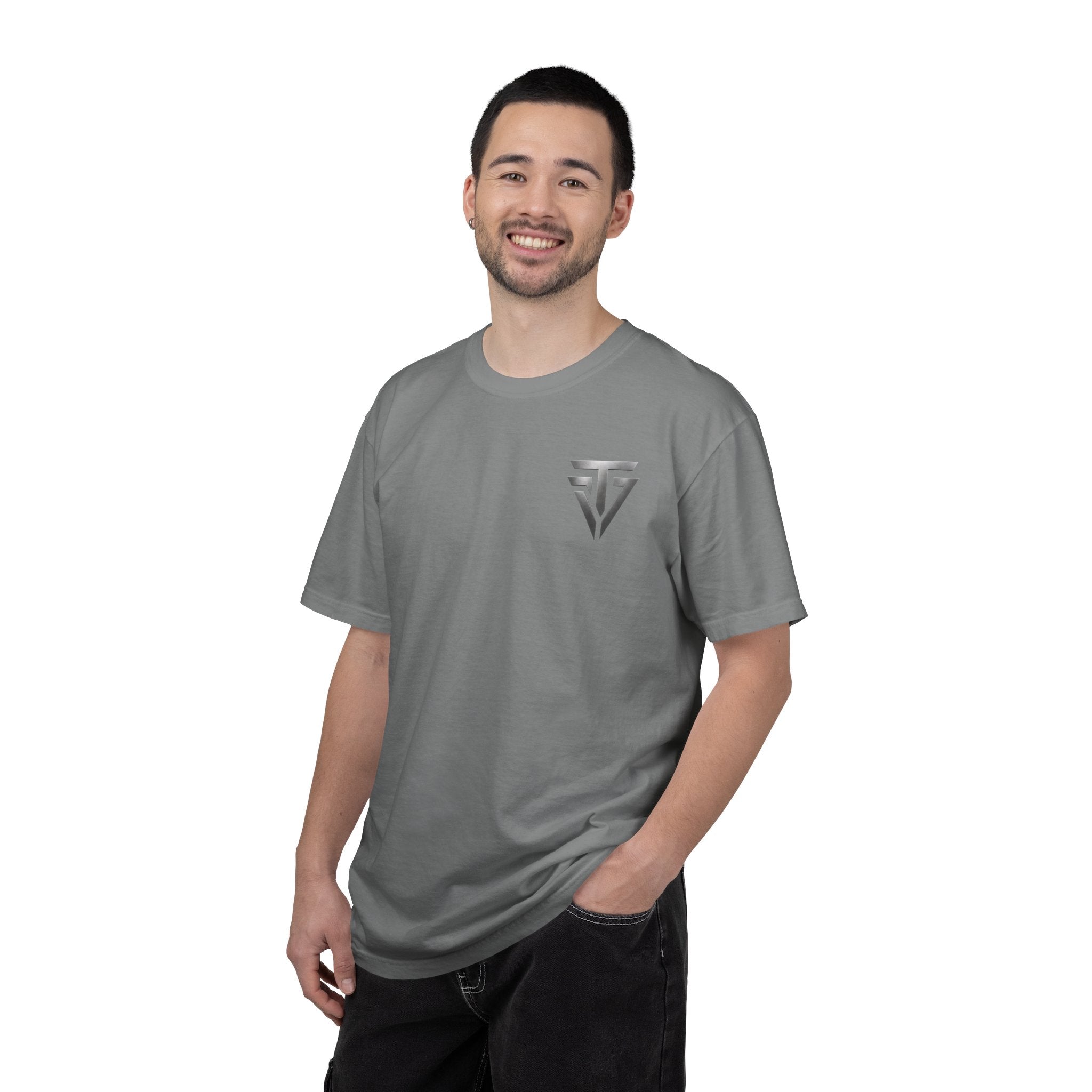 Triverse logo Garment-Dyed T-shirt