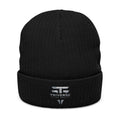 Triverse Ribbed Knit Beanie (Embroidery)