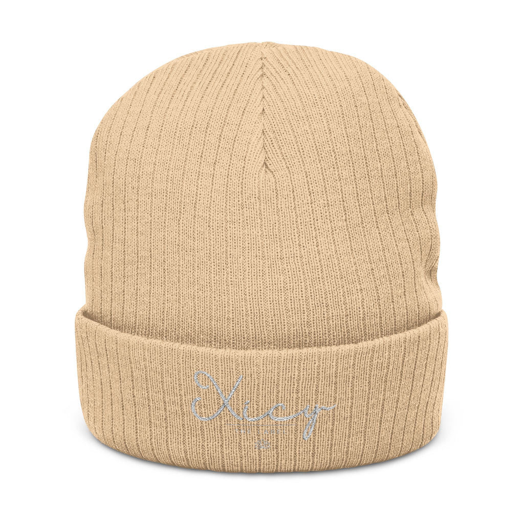 Copy of Xicy Ribbed Knit Beanie (Embroidery)