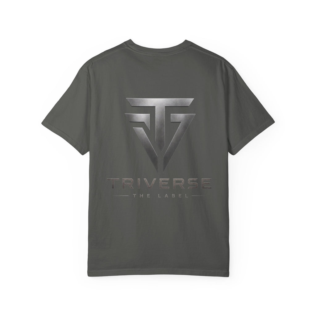 Triverse logo Garment-Dyed T-shirt