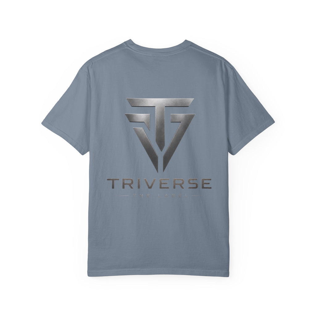 Triverse logo Garment-Dyed T-shirt