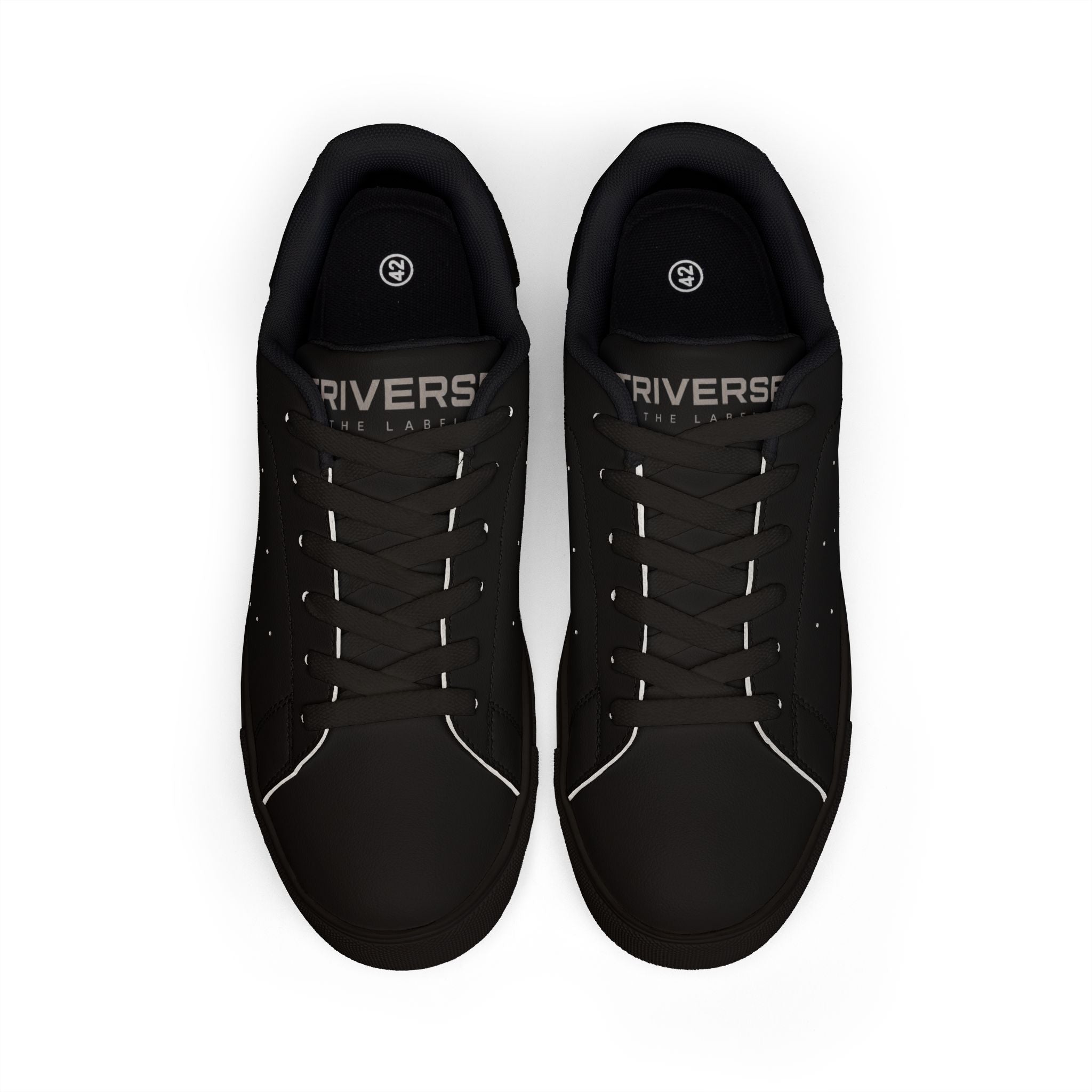Triverse Low-Top Leather Sneakers