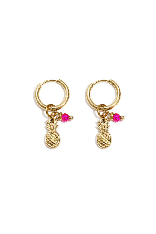 earrings pineapple aura