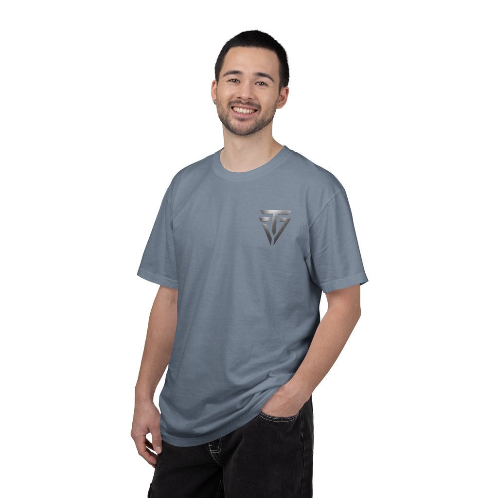 Triverse logo Garment-Dyed T-shirt