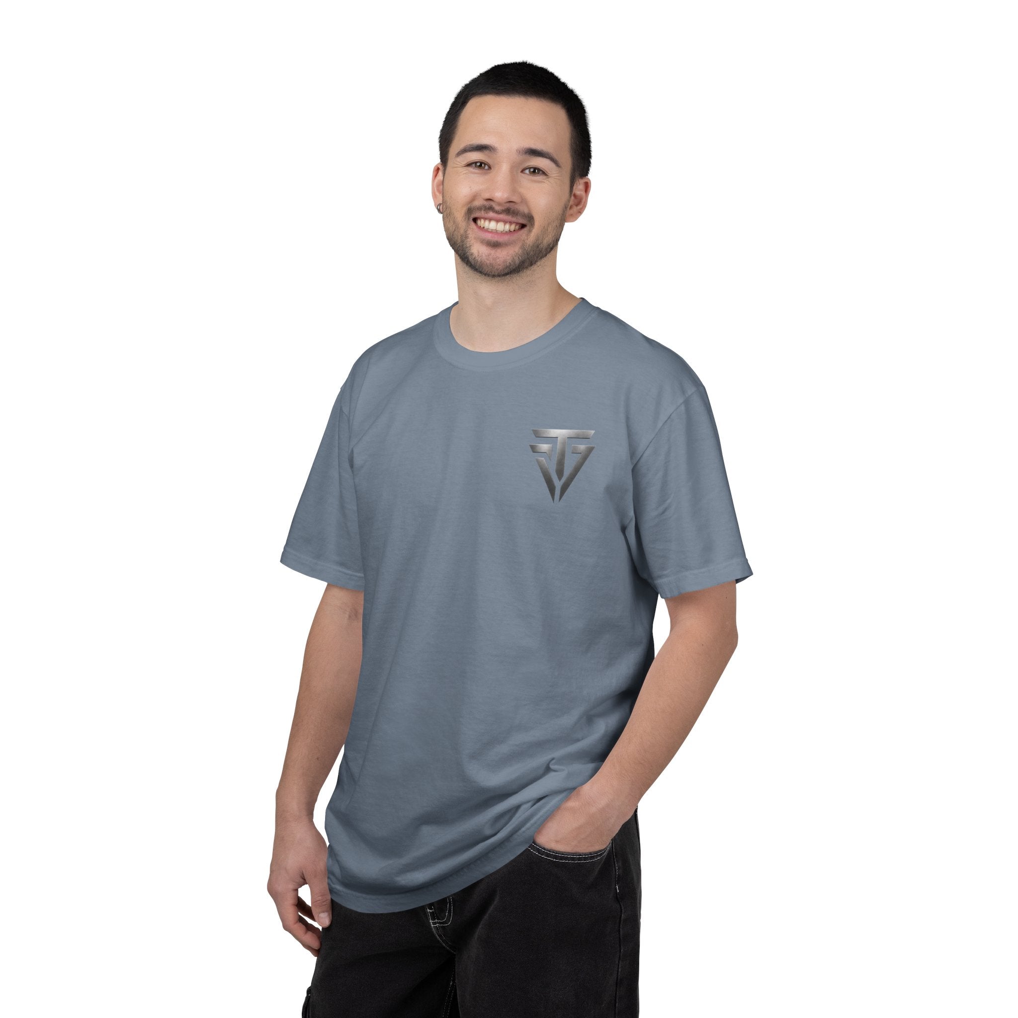 Triverse logo Garment-Dyed T-shirt