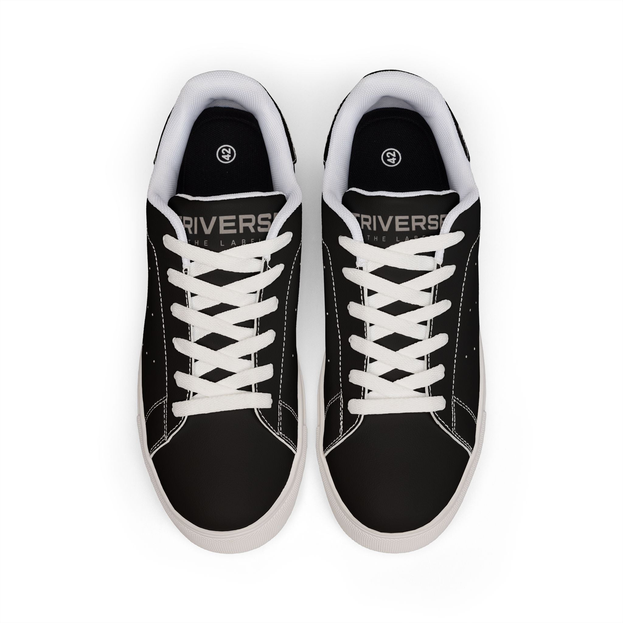 Triverse Low-Top Leather Sneakers