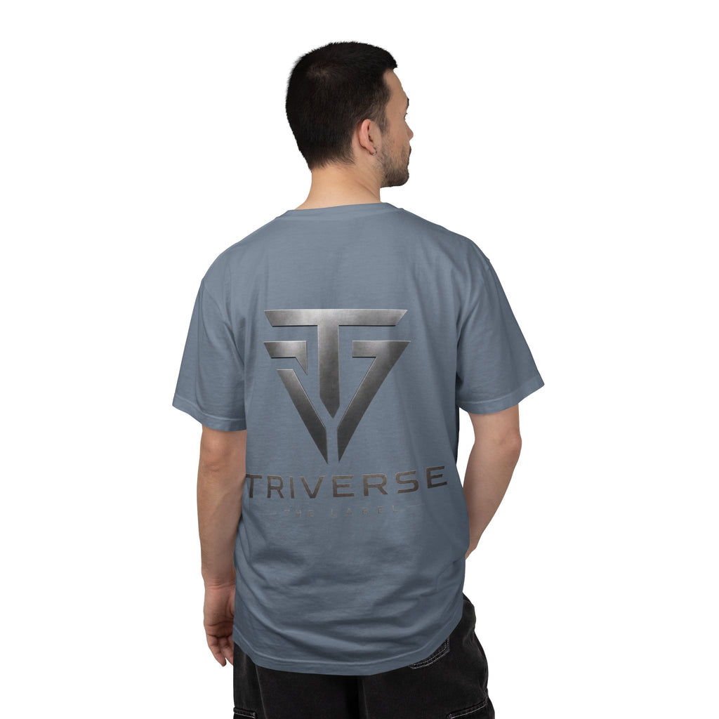 Triverse logo Garment-Dyed T-shirt