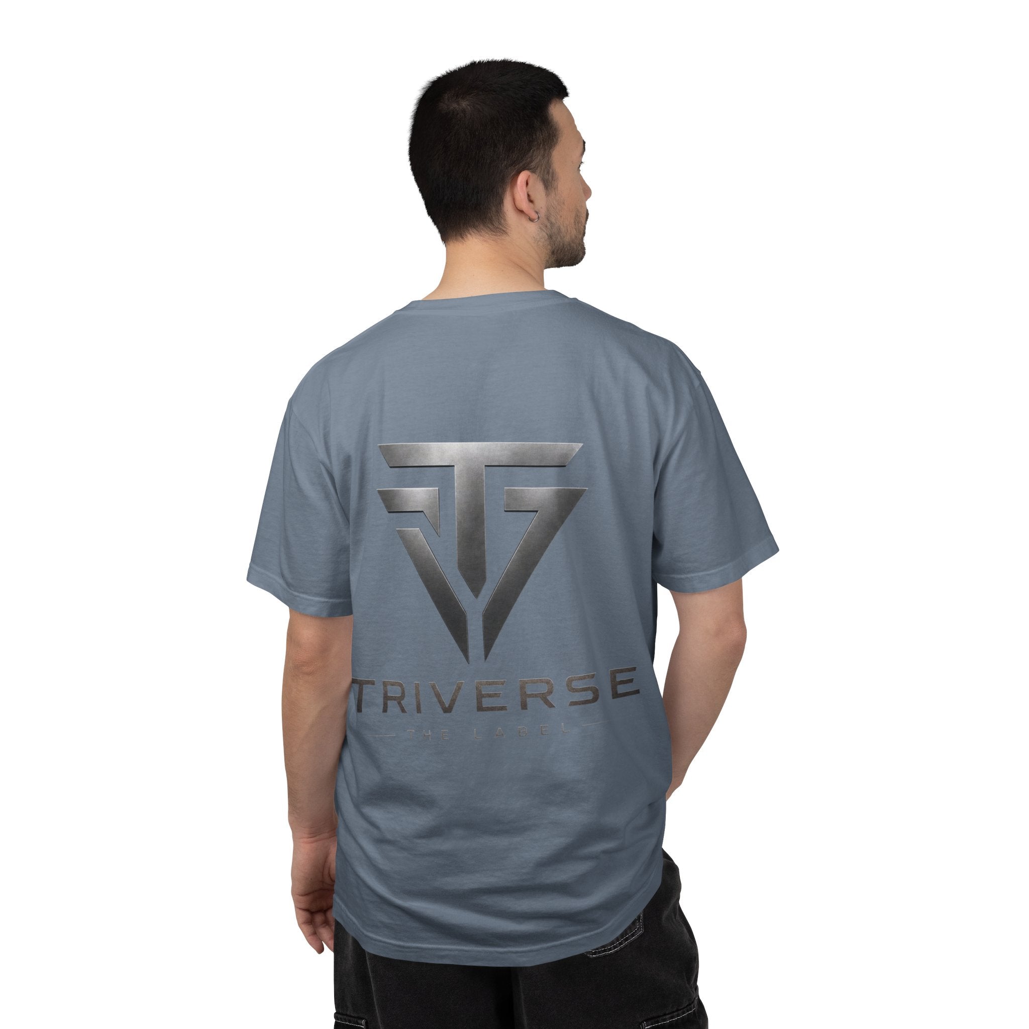 Triverse logo Garment-Dyed T-shirt