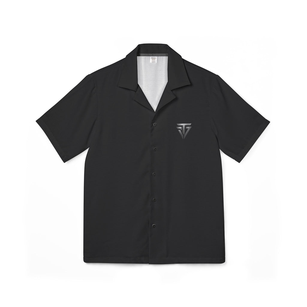 Men's Hawaiian Camp Shirt Black