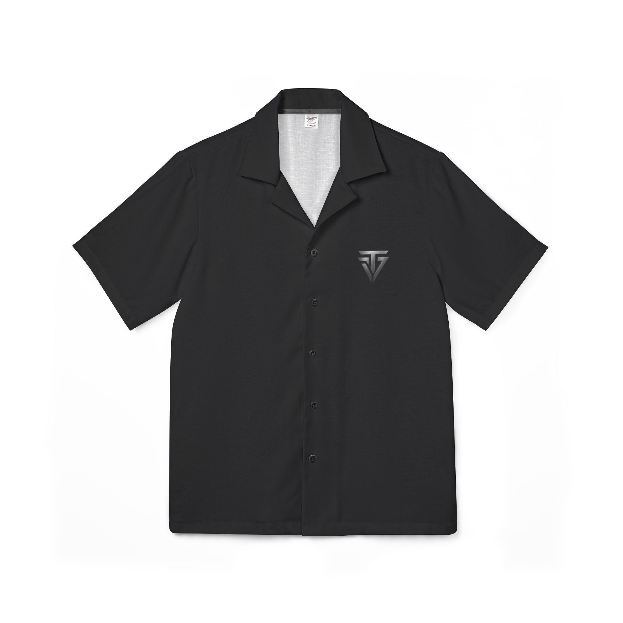 Men's Hawaiian Camp Shirt Black