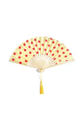 Polka Dot Folding Fan