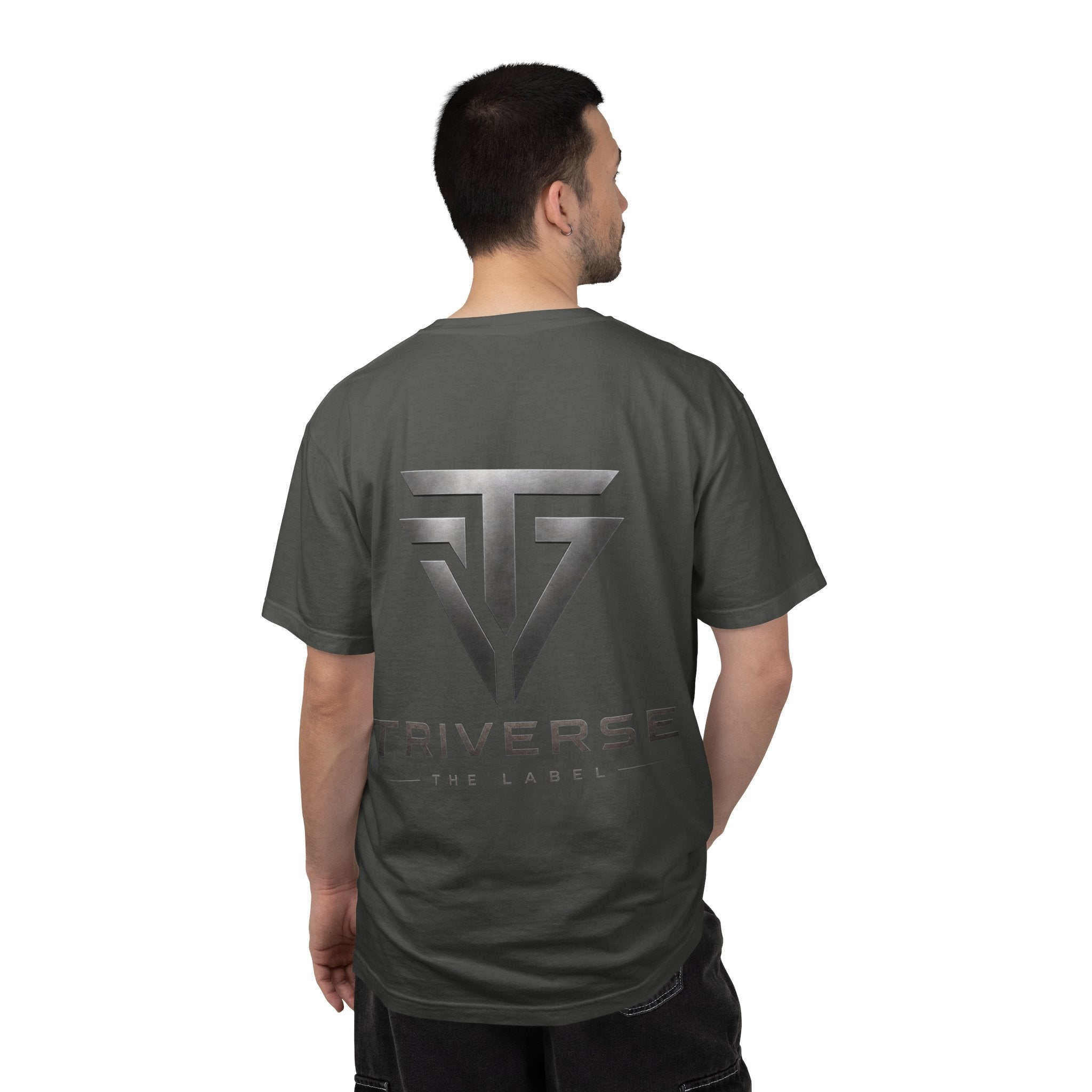 Triverse logo Garment-Dyed T-shirt