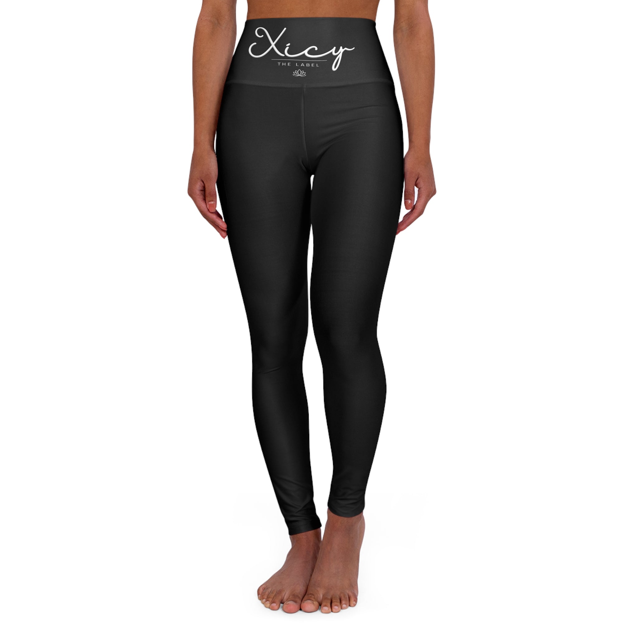 Xicy High Waisted Yoga Leggings (AOP)