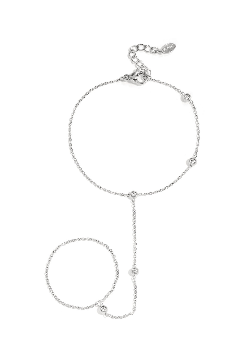 Handchain with asymmetrical stones